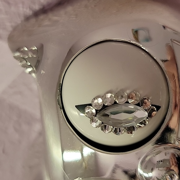 Jeweled Millennium Kit-Cat Klock Rarest Kit Cat clock Chrome - Picture 6 of 6